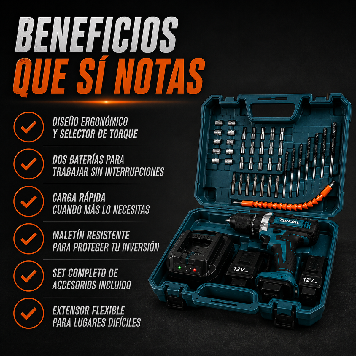 Taladro makita 128v