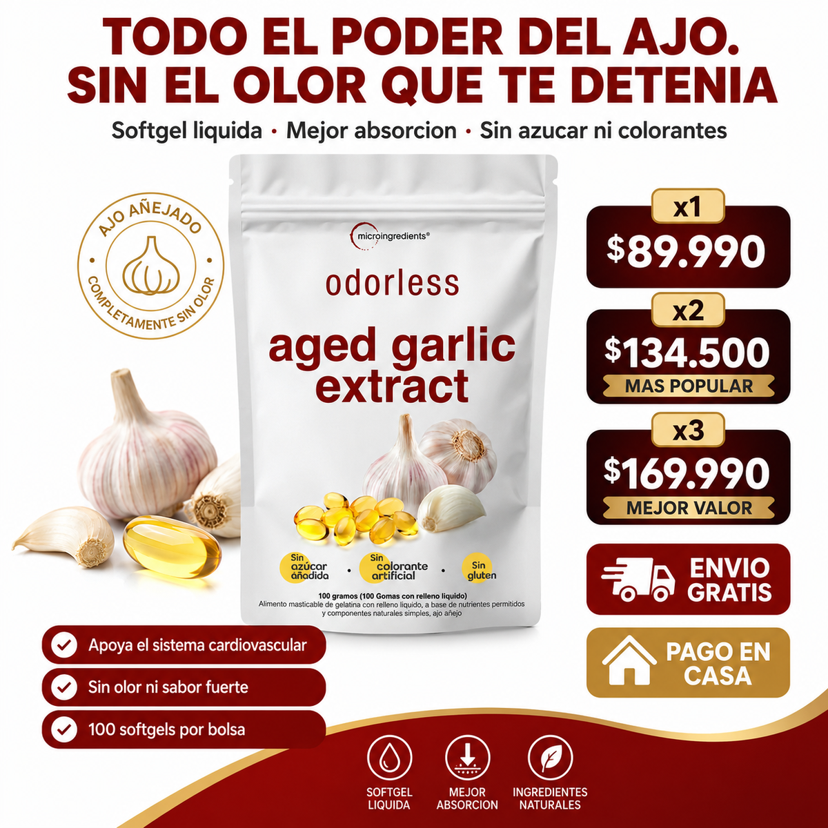 ODORLESS AGED GARLIC EXTRACT