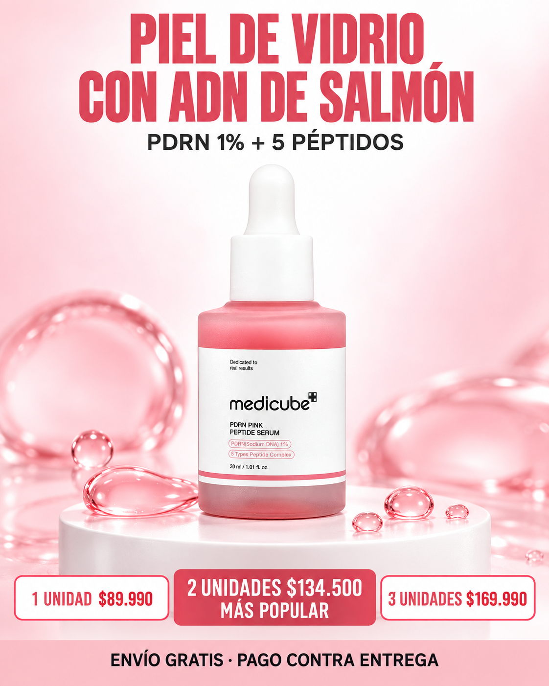 Piel de vidrio con ADN de salmón