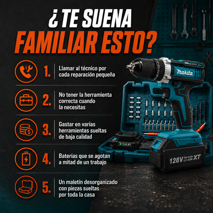 Taladro makita 128v