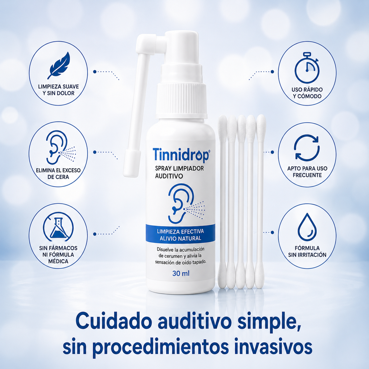 Tinnidrop Spray Limpiador De Oido