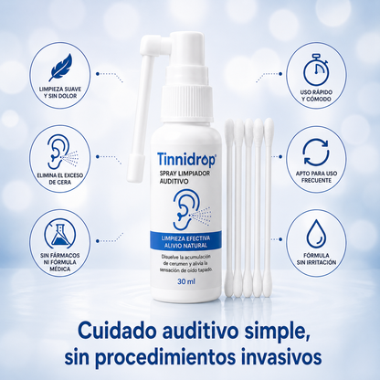 Tinnidrop Spray Limpiador De Oido