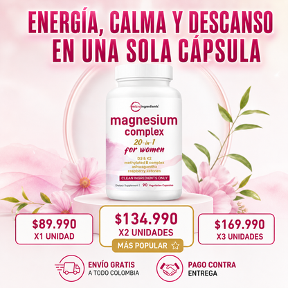 MAGNESIUM FOR WOMEN 20 EN 1