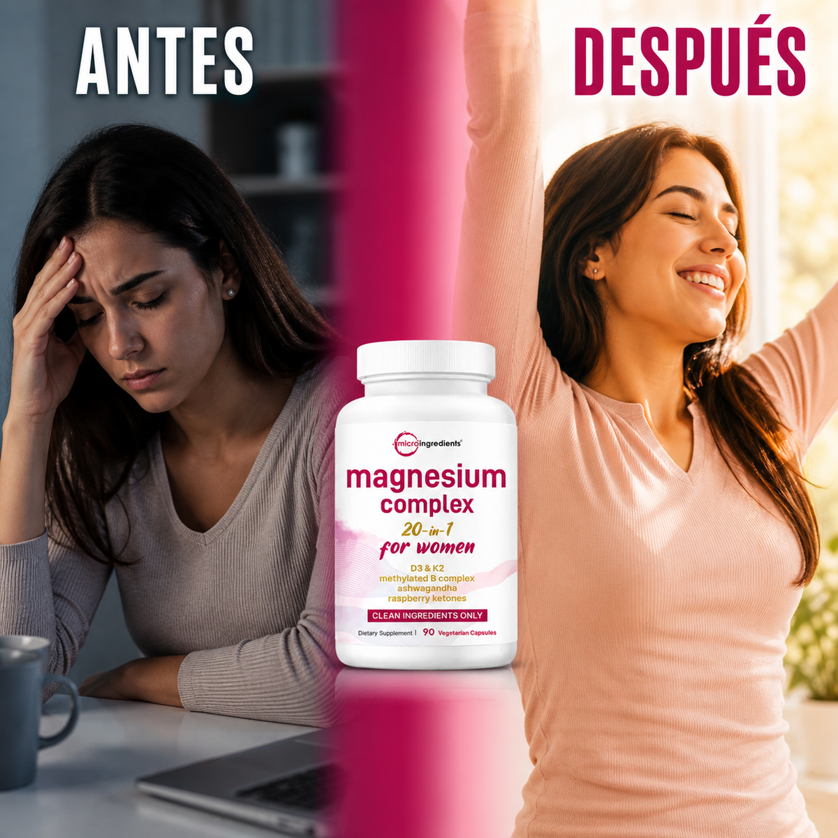MAGNESIUM FOR WOMEN 20 EN 1