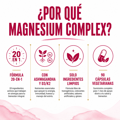 MAGNESIUM FOR WOMEN 20 EN 1