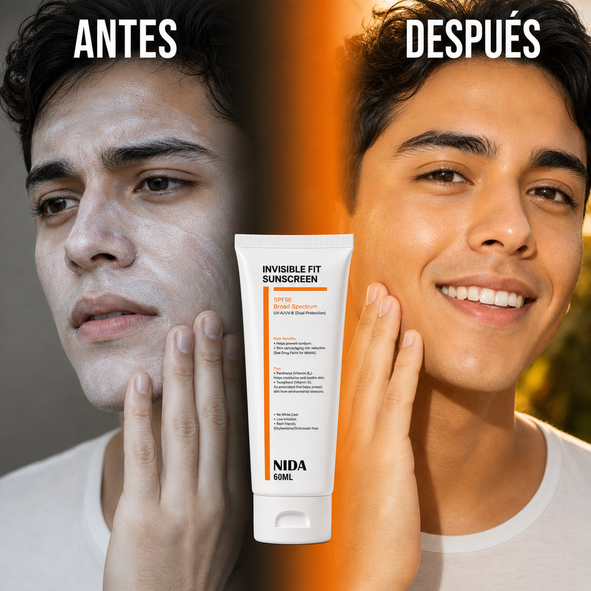 NIDA Invisible Fit Sun Serum SPF50+ 60ml