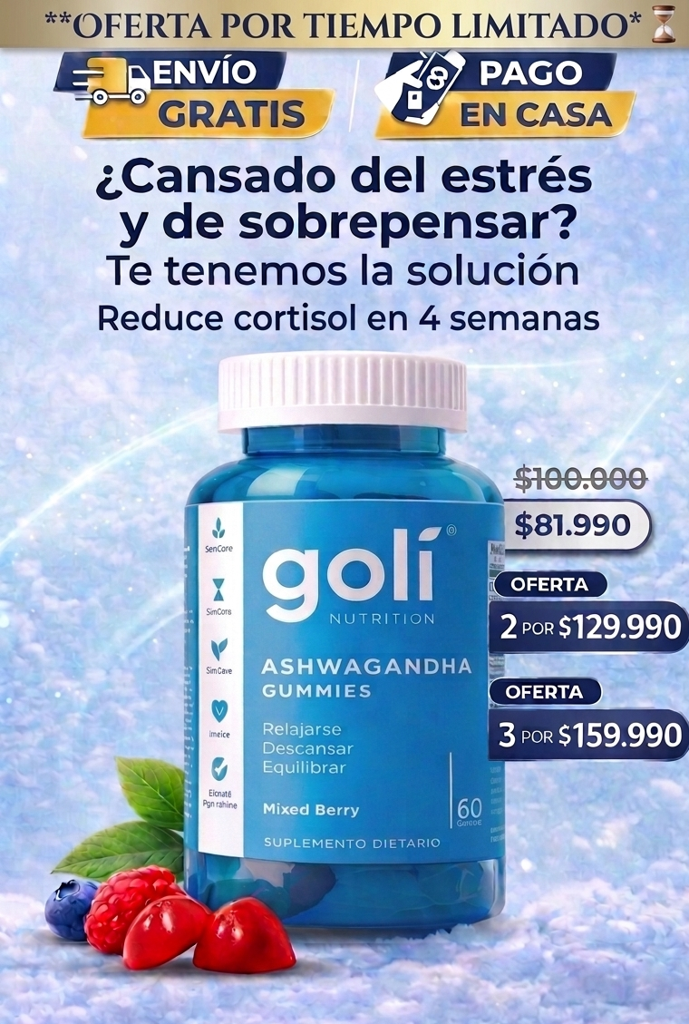 GOLI NUTRITION CON ASHWAGANDHA